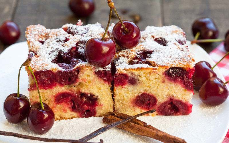 Gâteau aux cerises du Jerte