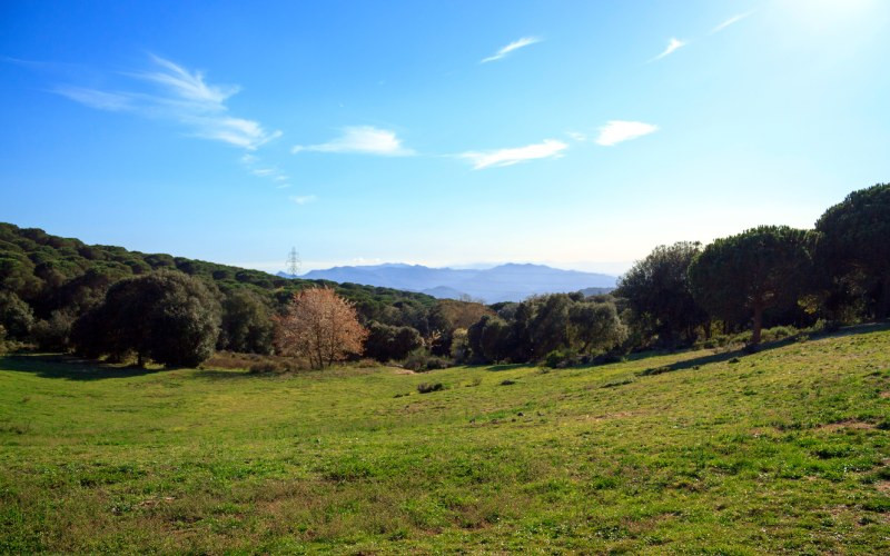 Panoramique près du sanctuaire du Corredor