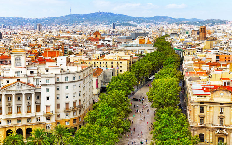 Ramblas de Barcelone