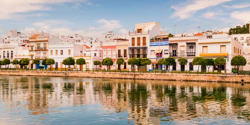 Ayamonte et ses maisons en bord de mer