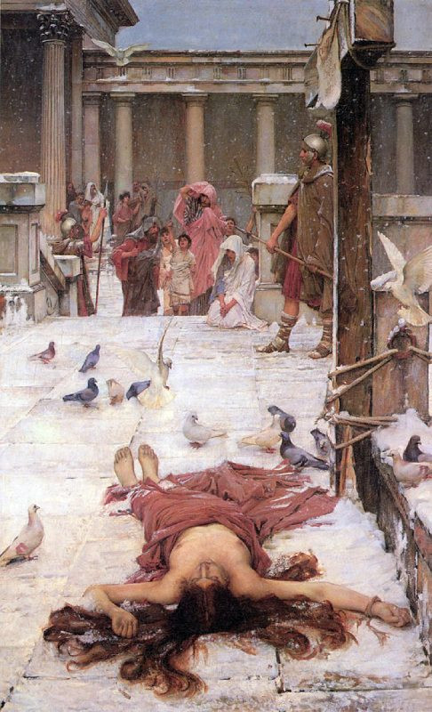 Martyre de Santa Eulalia de Waterhouse