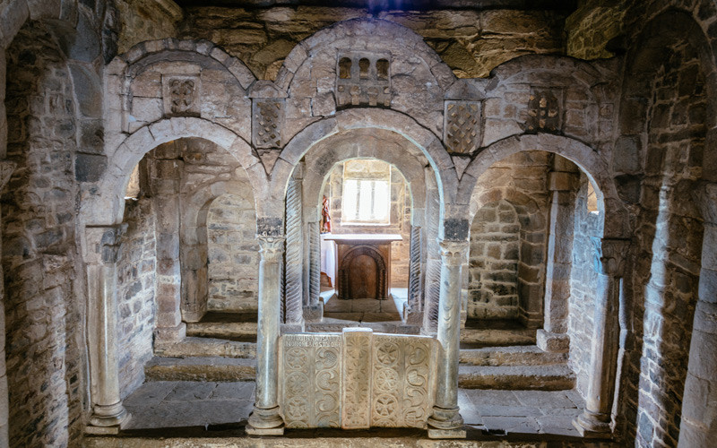 Intérieur du presbytère de l’église de Sta. Cristina de Lena