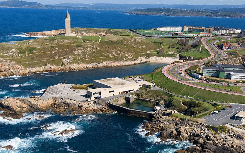 Promenades en bord de mer d’Espagne. La Corogne