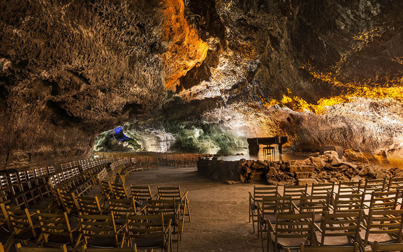 Auditorium de la grotte de Los Verdes