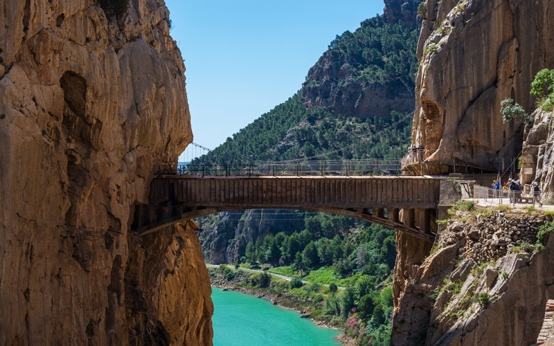 Gorge des Gaitanes sur la rivière Guadalhorce