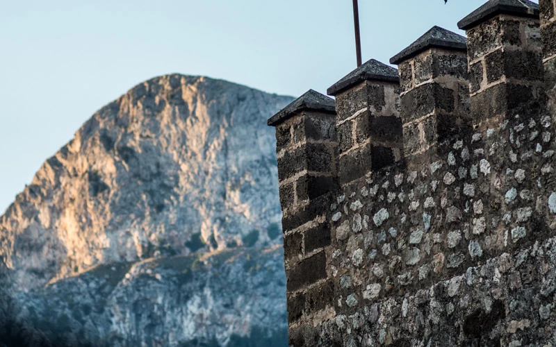 Les montagnes de Tramuntana depuis Fornalutx