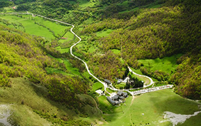 Fuente Dé depuis le téléphérique