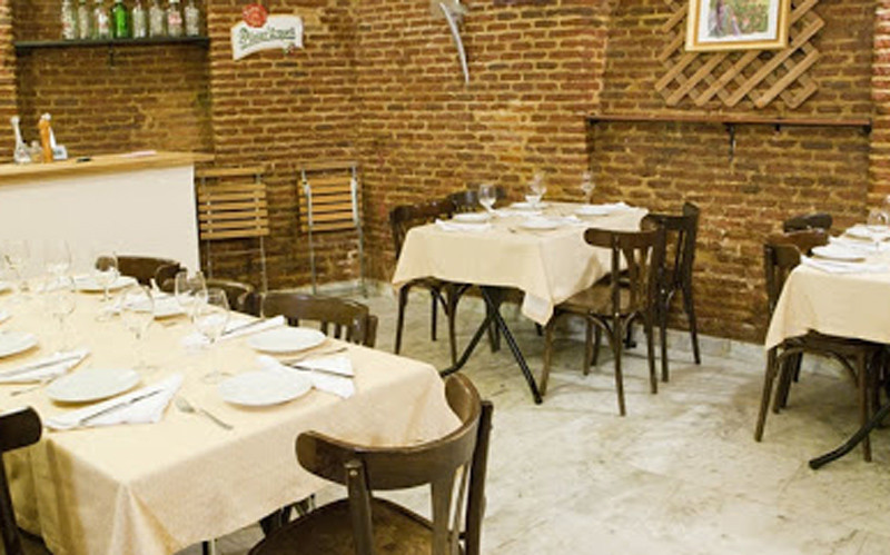 Intérieur de Viuda de Vacas, restaurant de Madrid