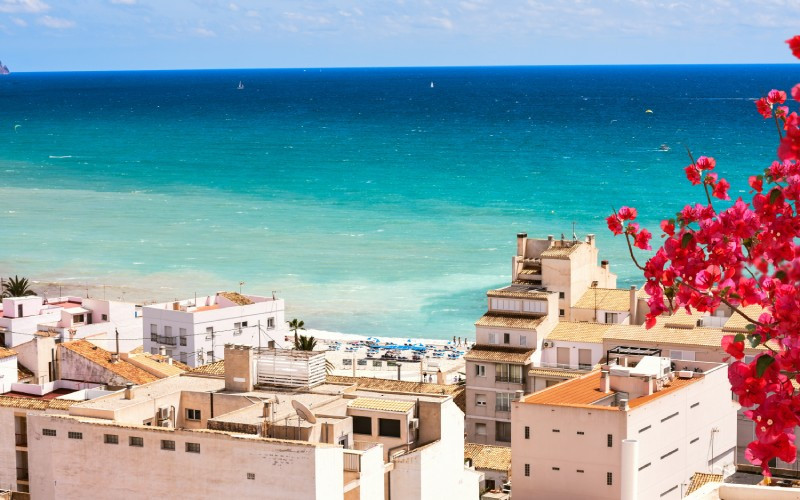 Vue sur la Méditerranée depuis Altea