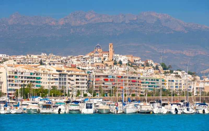 Vue de Altea, Costa Blanca