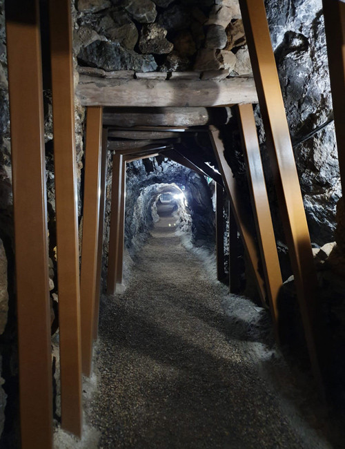 Intérieur de la mine de Pulpí