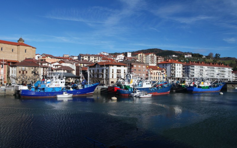 Orio et ses bateaux de pêche