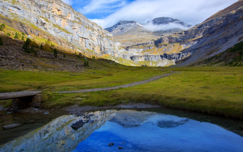 Le Mont Perdu depuis le cirque de Soaso