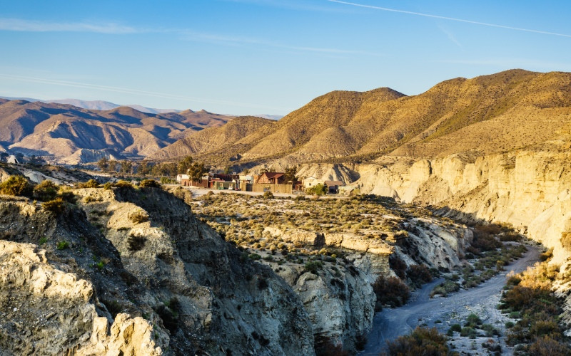 Le désert de Tabernas sert de scénario pour les spaghetti westerns