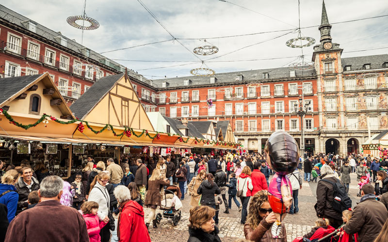 Marché de Noël sur la Plaza Mayor