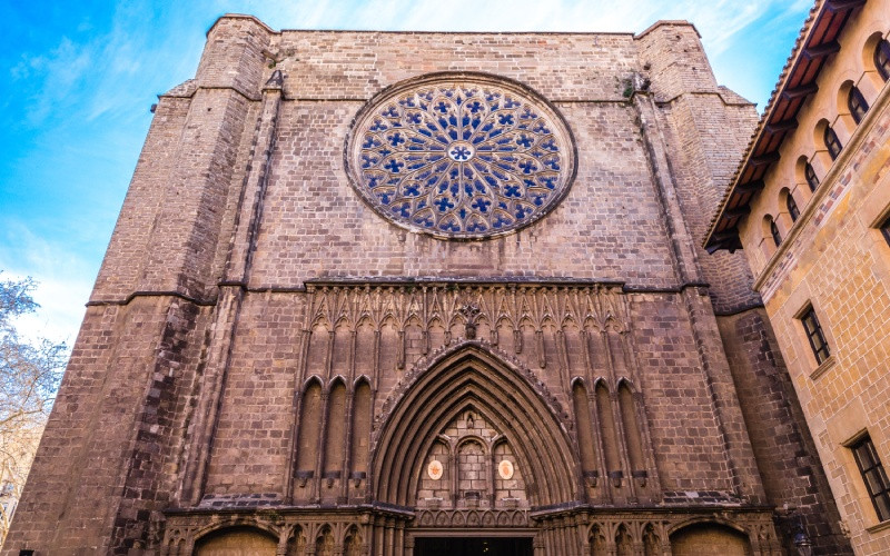 Mur latéral de Santa María del Mar