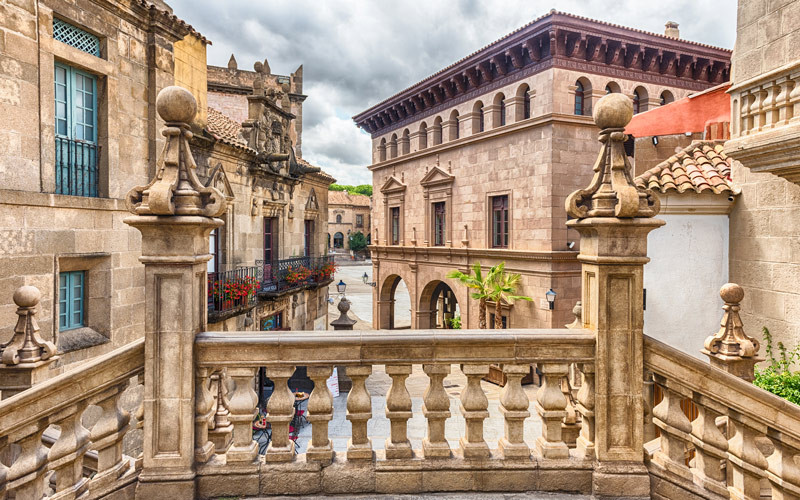 Exemple de beauté architecturale du Poble Espanyol