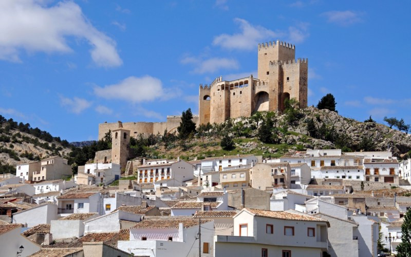 Vue panoramique du château de Vélez-Blanco