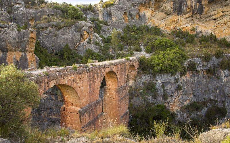 Aqueduc romain de la Peña Cortadada