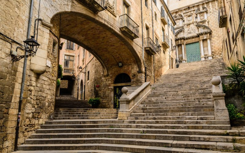 Pujada de Sant Domènec, dans le Call de Gérone