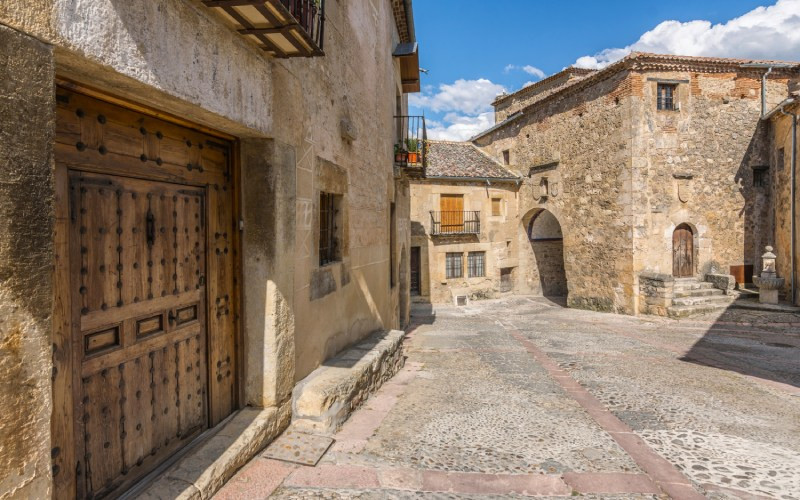 Façade de la prison de Pedraza