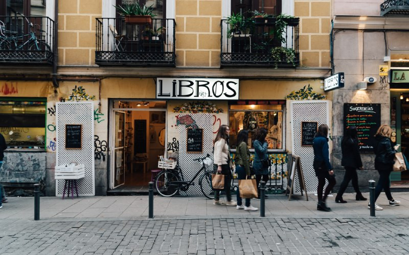 Un des magasins de Malasaña