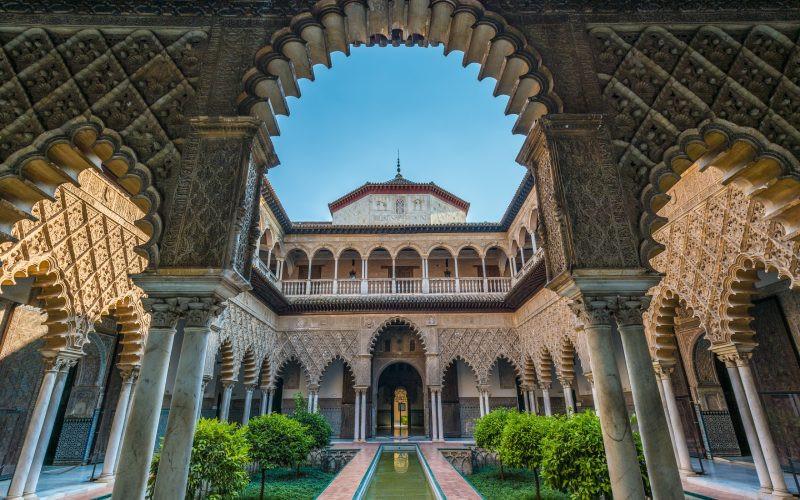 Quatrième haut de l'Alcazar royal de Séville