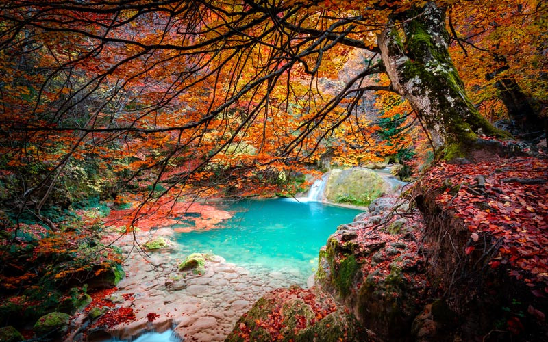 Couleurs d’automne aux Sources de l’Urederra