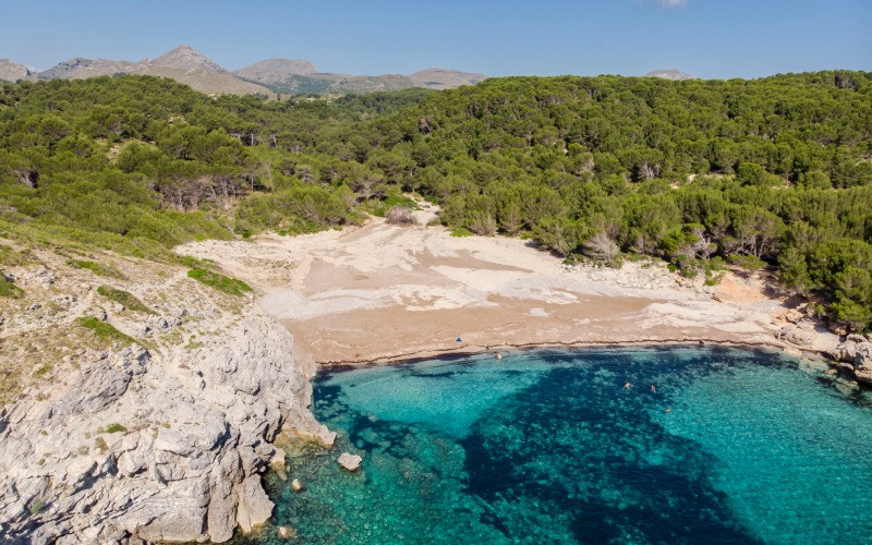 Crique Matzoc dans la Péninsule de Llevant de Majorque