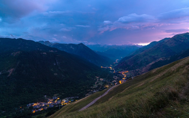 Vallée de la région pyrénéenne de Lleida