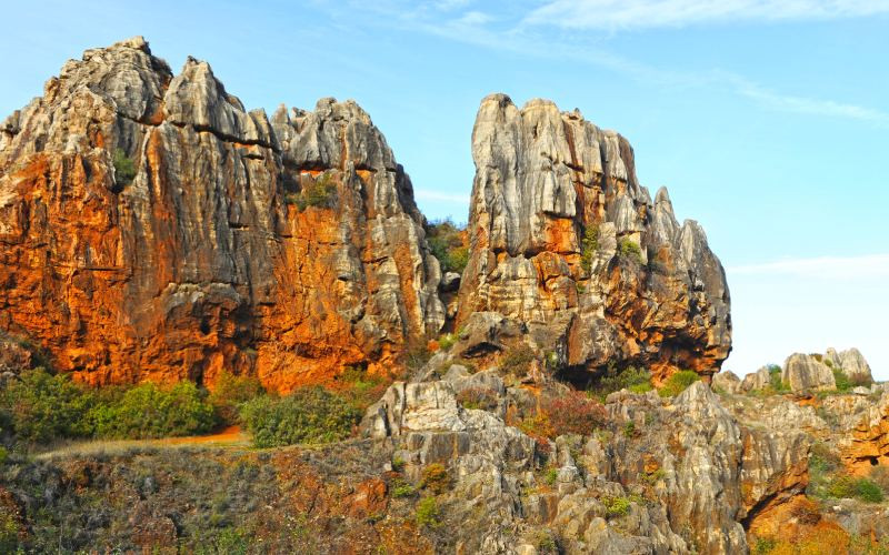 Cerro del Hierro dans le géoparc de la Sierra Norte de Séville