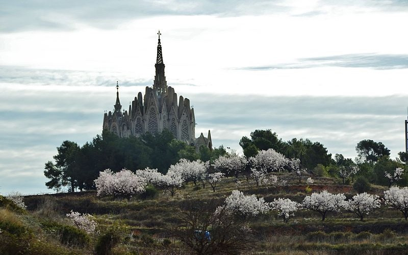 Le sanctuaire parmi les vignes