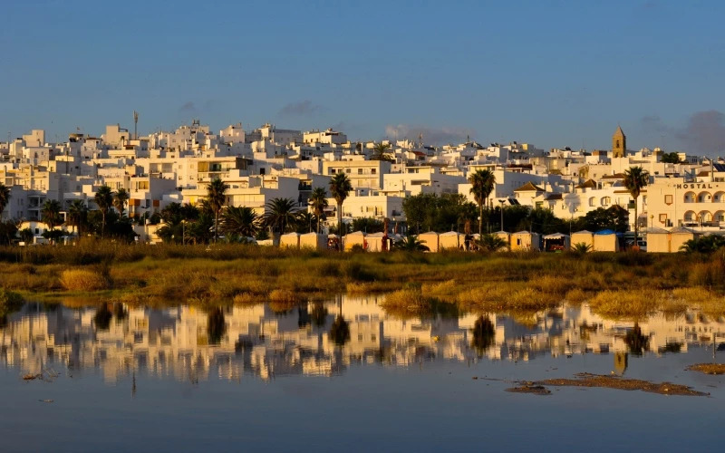 Conil de la Frontera au coucher de soleil