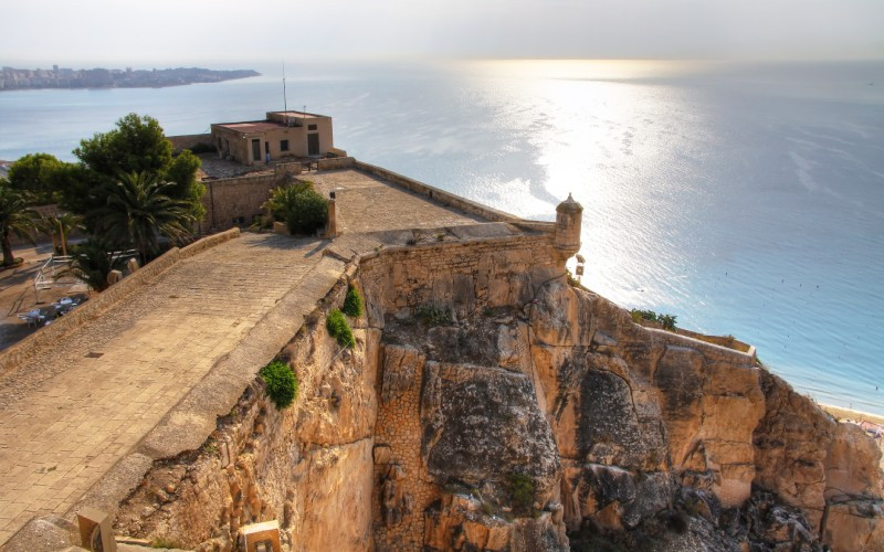 Belvédère du château de Santa Bárbara