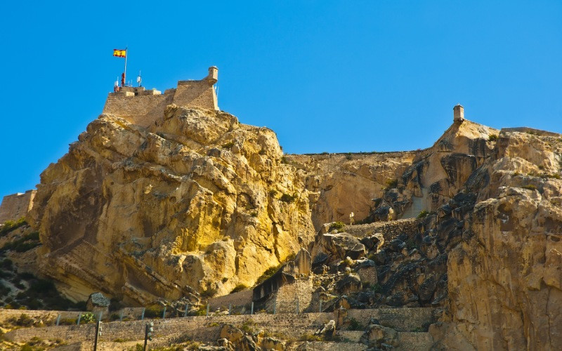 Le visage du Maure sur le Mont Benacantil