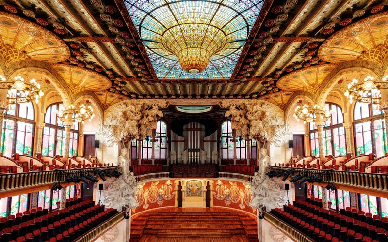 Salle de concert du Palais de la musique catalane