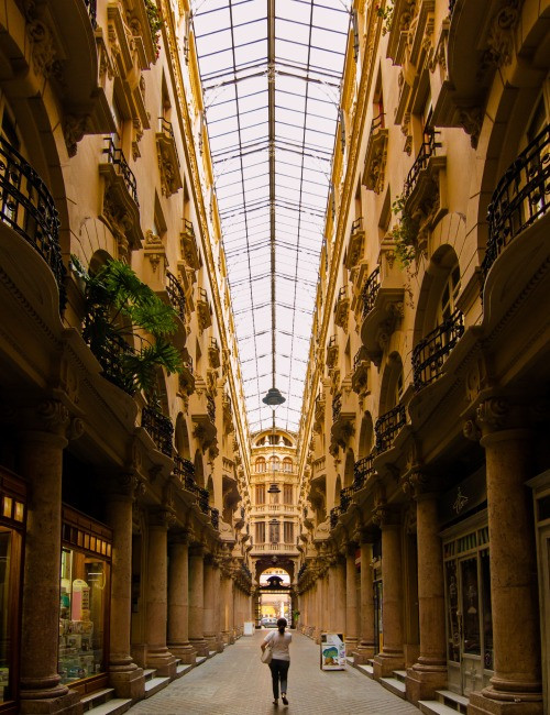 La verrière qui couvre le Pasaje de Lodares