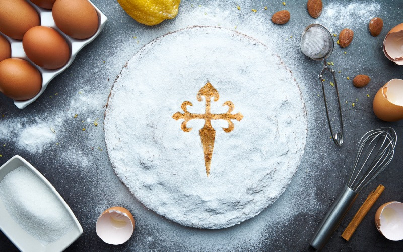 Le délicieux gâteau de Saint-Jacques aux amandes