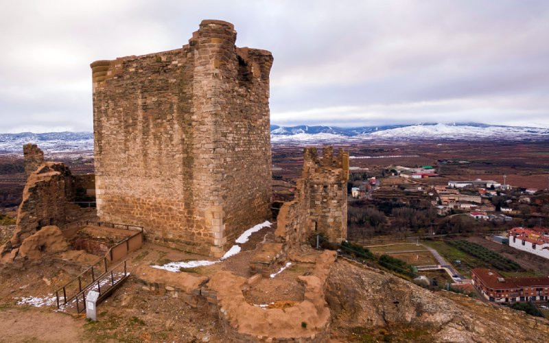 Le Château de Quel en hiver