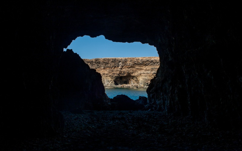 Les grottes d'Ajuy dès l'intérieur