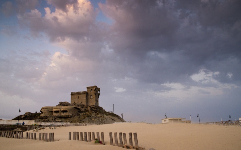 Vue du château de Santa Catalina