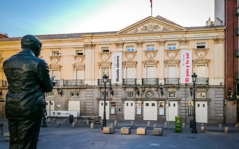 Théâtre Español dans le quartier des Letras, Madrid 