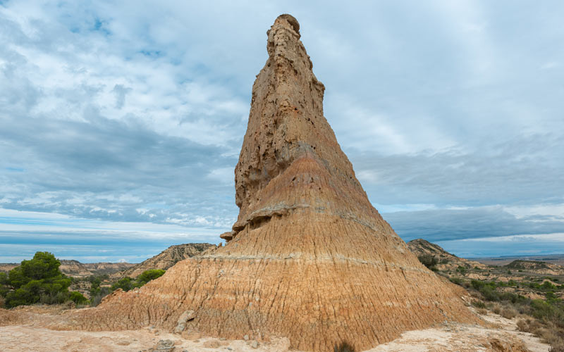 Un des tozales de Pedregales