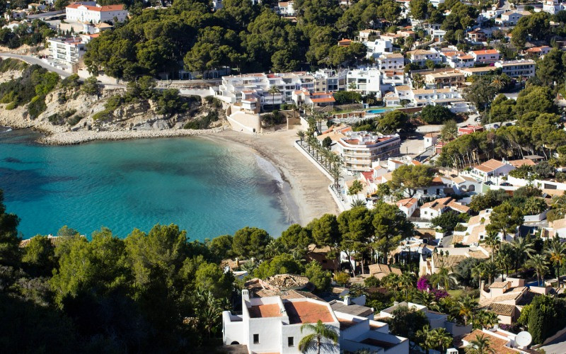 Plage El Portet à Moraira