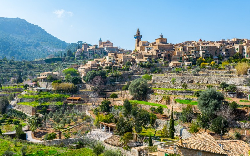 Valldemossa dans un cadre naturel idyllique