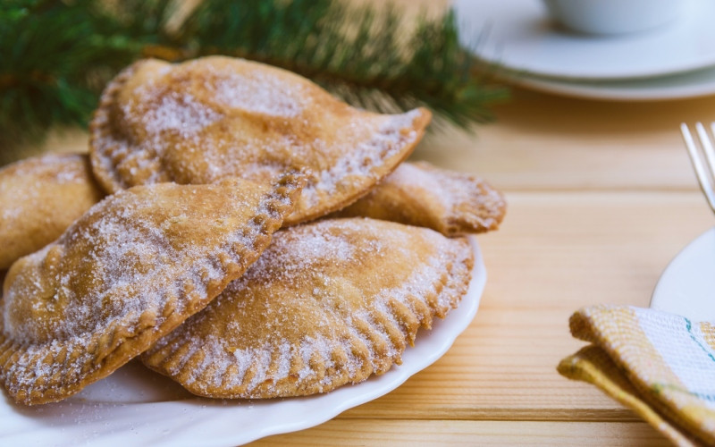 Petits chaussons sucrés traditionnels d'Estrémadure