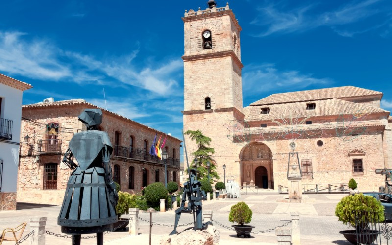 Sculptures de Don Quichotte et Dulcinée, El Toboso