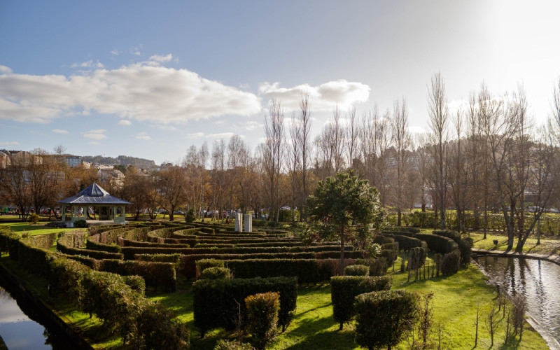 Le labyrinthe du parc Pasatiempo