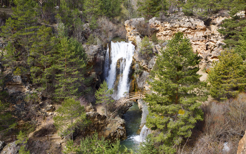 Cascade de Calomarde à Teruel 