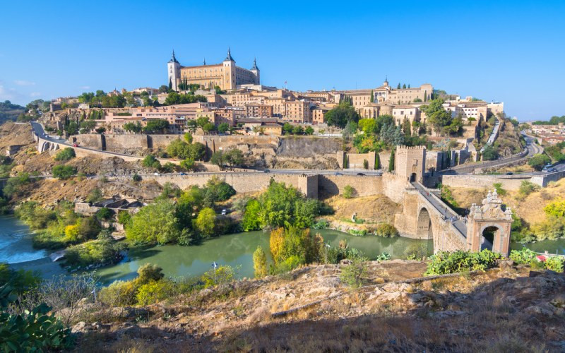 Vues de la ville de Tolède depuis un mirador